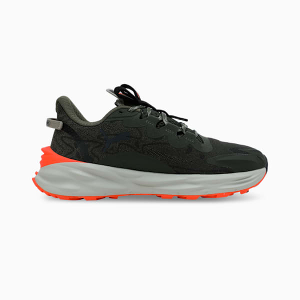 Fast-Trac NITRO™ 3 Men's Trail Running Shoes, Dark Olive-Flame Flicker-Desert Dust, extralarge-IND