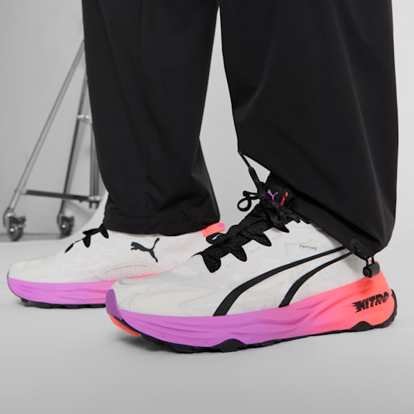 Tenis de running Hombre Fast-Trac NITRO™ 3, Feather Gray-Glowing Red-Pure Magenta, extralarge
