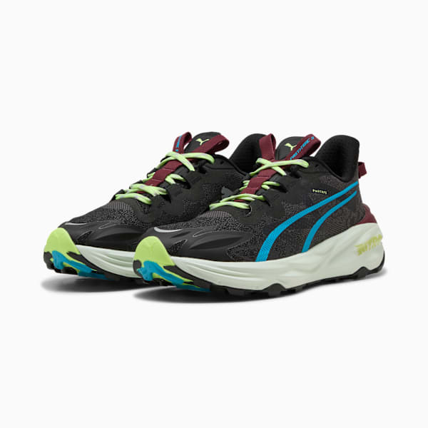 Tenis de running Hombre Fast-Trac NITRO™ 3, PUMA Black-Sage Frost-Ruby Shimmer, extralarge