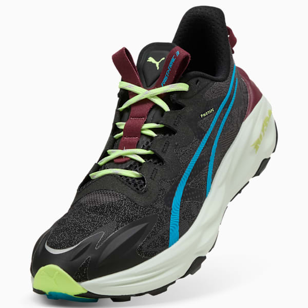 Tenis de running Hombre Fast-Trac NITRO™ 3, PUMA Black-Sage Frost-Ruby Shimmer, extralarge