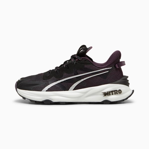 Fast-Trac NITRO™ 3 Women's Trail Running Shoes, PUMA Black-Midnight Plum-PUMA White, extralarge