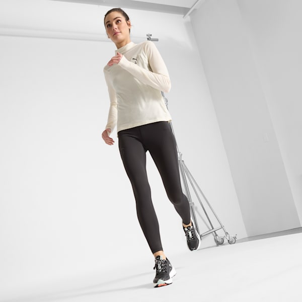Tenis de running Mujer Fast-Trac NITRO 3, PUMA Black-Glowing Red-Peaceful Blue, extralarge