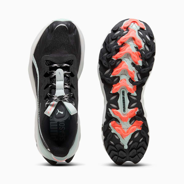 Tenis de running Mujer Fast-Trac NITRO 3, PUMA Black-Glowing Red-Peaceful Blue, extralarge