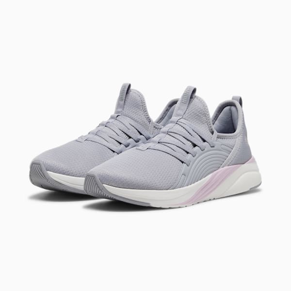 SOFTRIDE Sophia 2 Emboss Women's Running Shoes, Gray Fog-Grape Mist, extralarge