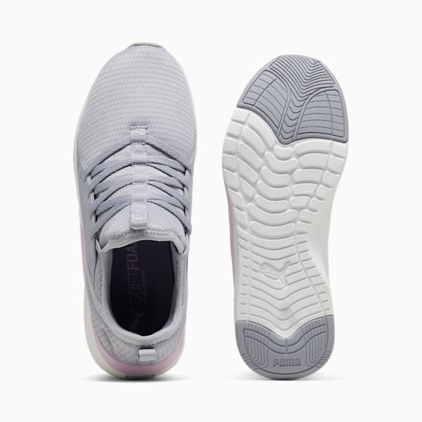 SOFTRIDE Sophia 2 Emboss Women's Running Shoes, Gray Fog-Grape Mist, extralarge