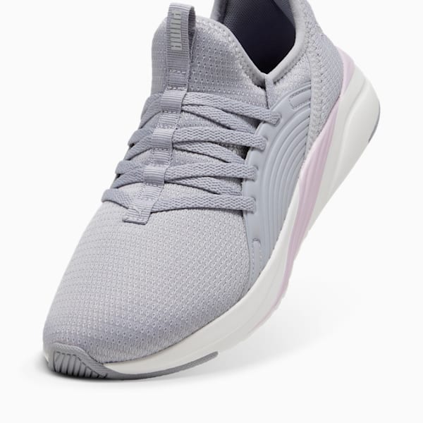 SOFTRIDE Sophia 2 Emboss Women's Running Shoes, Gray Fog-Grape Mist, extralarge