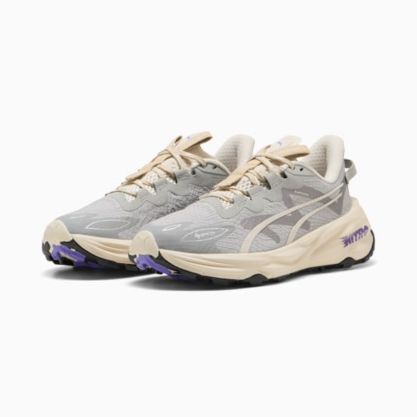 Tenis de running Mujer Fast-Trac NITRO™ 3, Gray Echo-Alpine Snow-Dark Amethyst, extralarge