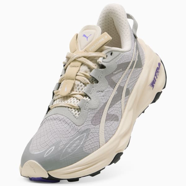 Tenis de running Mujer Fast-Trac NITRO™ 3, Gray Echo-Alpine Snow-Dark Amethyst, extralarge