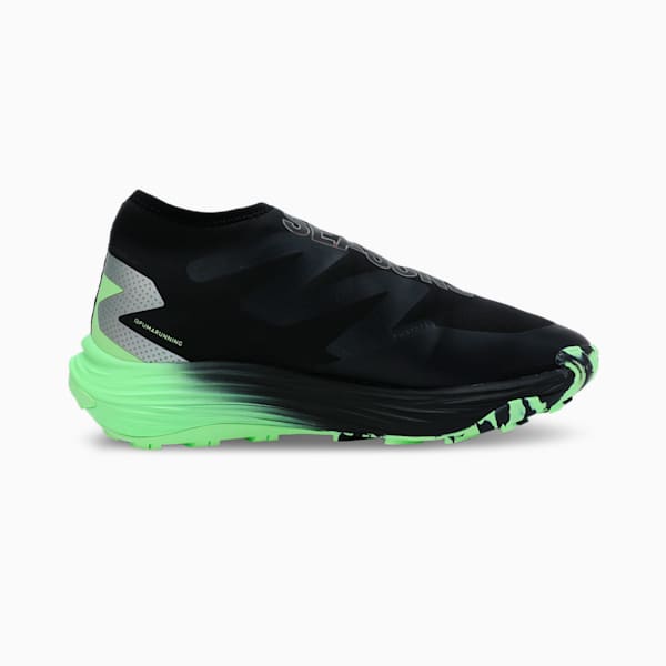 Voyage NITRO™ 3 Disc Men's Trail Running Shoes, PUMA Black-Puma Silver-Fizzy Apple, extralarge-IND