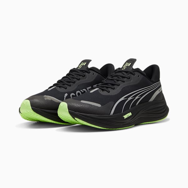 Velocity NITRO™ 3 GORE-TEX® Men's Running Shoes, PUMA Black-PUMA Silver-Fizzy Apple, extralarge