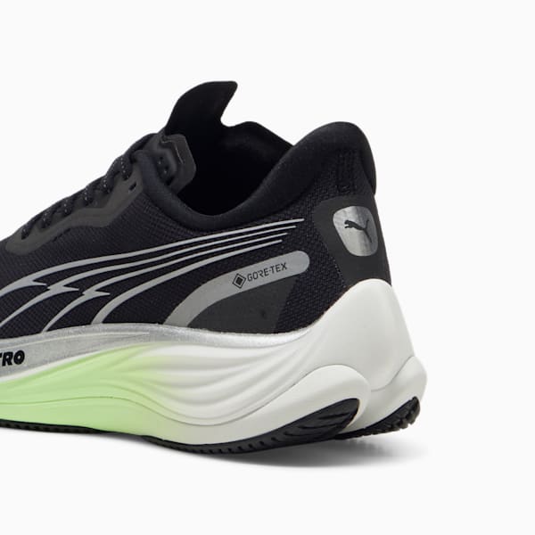 Tenis de correr Velocity NITRO™ 3 GTX para mujer, PUMA Black-PUMA Silver-Fizzy Apple, extralarge