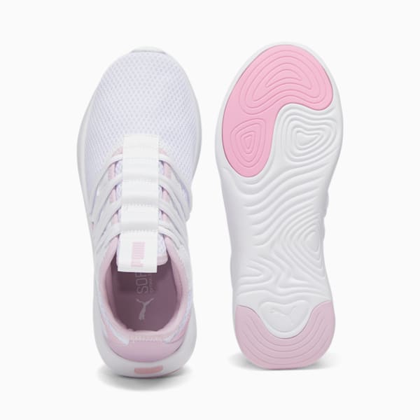 Star Vital Stripe Women's Running Shoe, PUMA White-Grape Mist, extralarge