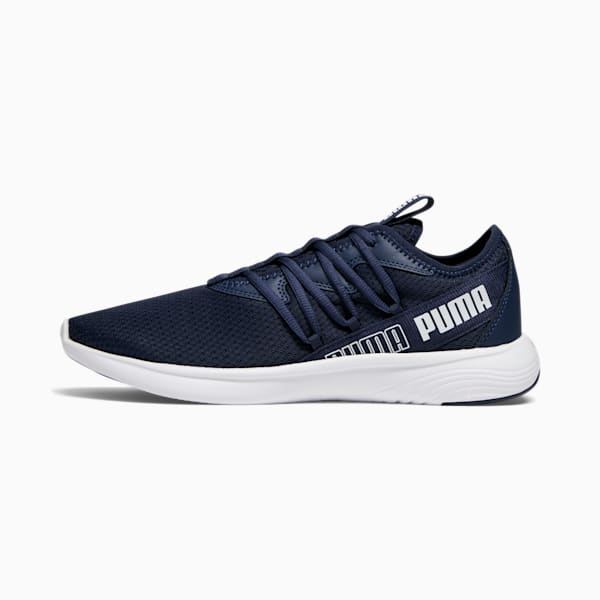 Star Vital Outline Men's Running Shoes, PUMA Navy-PUMA White, extralarge