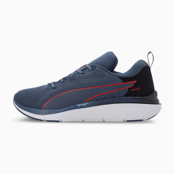 SOFTRIDE Pro Echo one8 Running Shoes, Inky Blue-For All Time Red, extralarge-IND