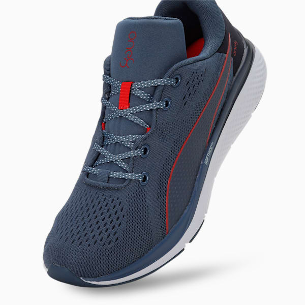 SOFTRIDE Pro Echo one8 Running Shoes, Inky Blue-For All Time Red, extralarge-IND