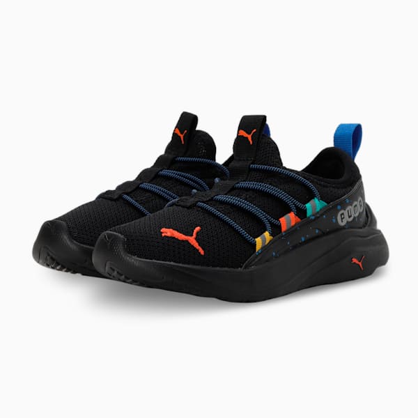 One4All Pinball Kid's Shoes, PUMA Black-Cayenne Pepper, extralarge-IND