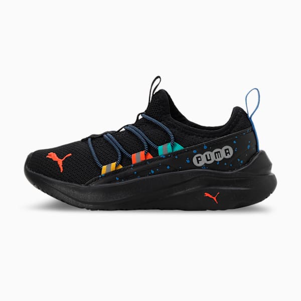 One4All Pinball Kid's Shoes, PUMA Black-Cayenne Pepper, extralarge-IND