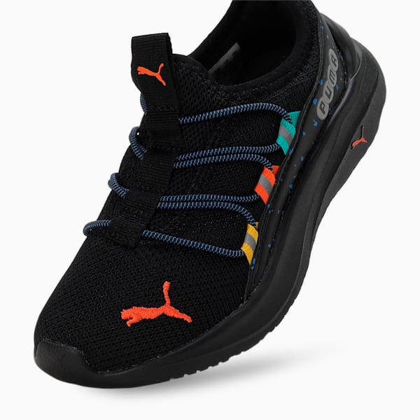 One4All Pinball Kid's Shoes, PUMA Black-Cayenne Pepper, extralarge-IND