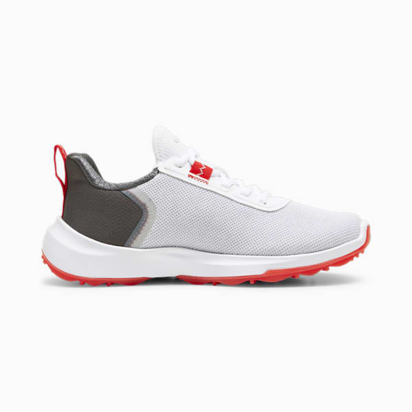 Fusion Crush Sport Golf Shoes Youth, PUMA White-Dark Coal, extralarge-GBR