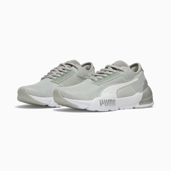 Zapatos para correr para mujer Cell Phase Femme, Ash Gray-PUMA White-PUMA Silver, extralarge