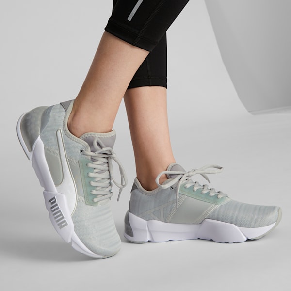 Zapatos para correr para mujer Cell Phase Femme, Ash Gray-PUMA White-PUMA Silver, extralarge