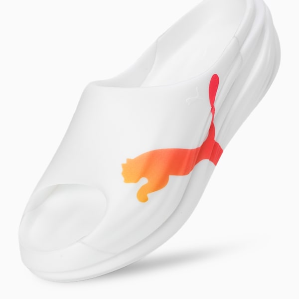 Unwind NITRO™ Cat Active Slides, PUMA White-Sun Stream-Sunset Glow, extralarge-IND