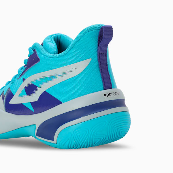 Genetics Basketball Shoes, Bright Aqua, extralarge-IND