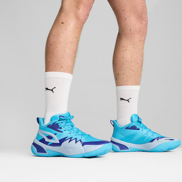 Genetics Unisex Basketball Shoes, Bright Aqua, extralarge-IND