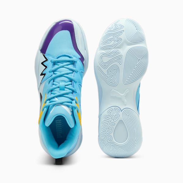 Genetics Basketball Shoes, Luminous Blue-Icy Blue, extralarge-IND
