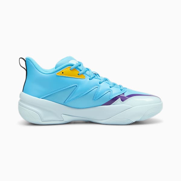 Genetics Basketball Shoes, Luminous Blue-Icy Blue, extralarge-IND