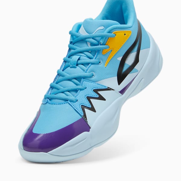 Genetics Basketball Shoes, Luminous Blue-Icy Blue, extralarge-IND