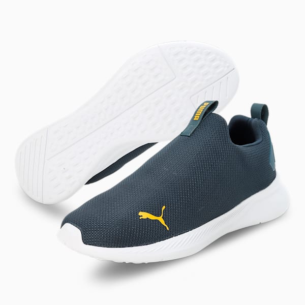Wish Max Men's Running Shoes, Dark Night-Yellow Sizzle, extralarge-IND