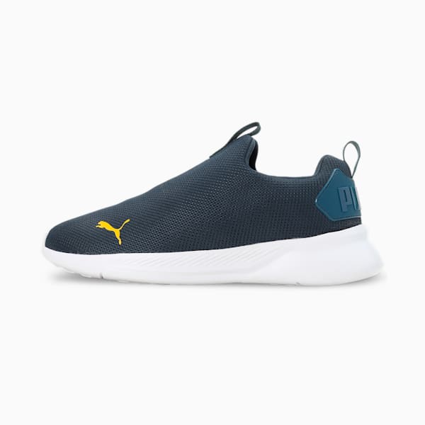 Wish Max Men's Running Shoes, Dark Night-Yellow Sizzle, extralarge-IND