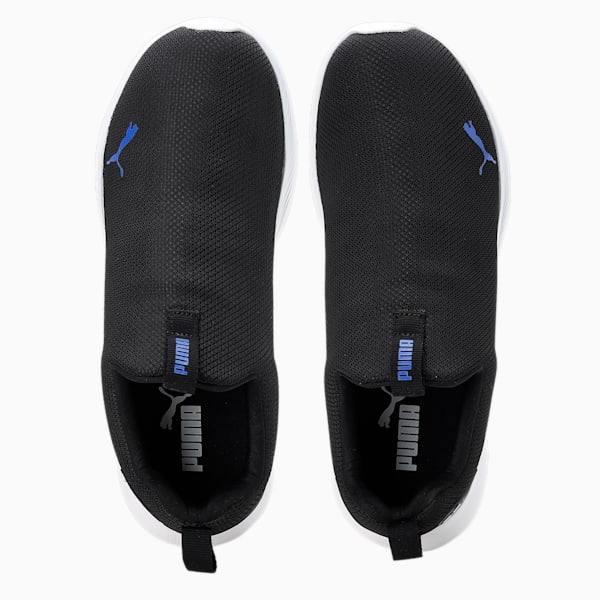 Wish Max Men's Running Shoes, PUMA Black-Royal Sapphire, extralarge-IND