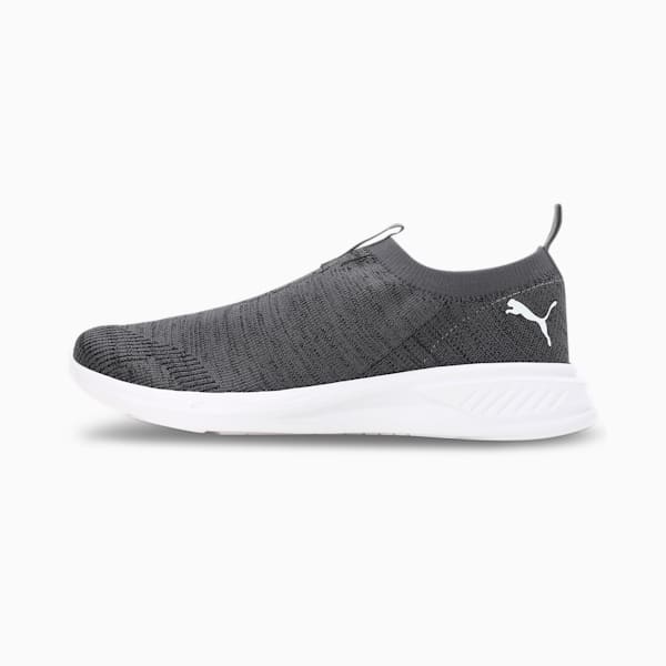 Scorch Mark Slip On Men's Running Shoes, PUMA Black-PUMA White-Cool Dark Gray, extralarge-IND