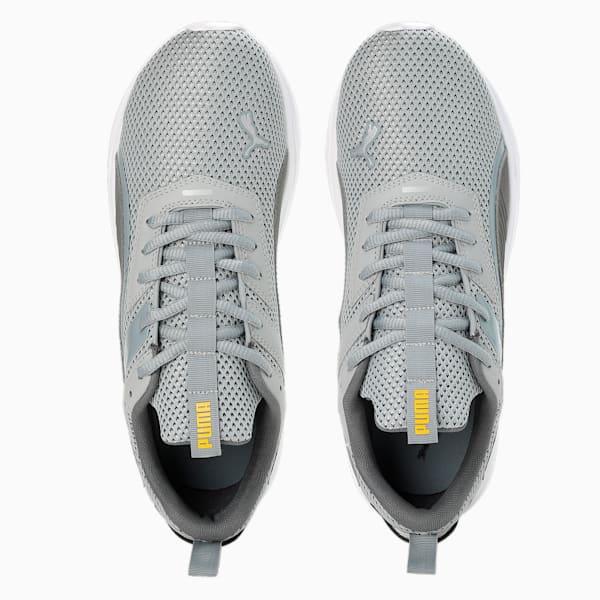 Scorch Runner V2 Men's Shoes, Cool Mid Gray-Cool Dark Gray-Yellow Sizzle, extralarge-IND