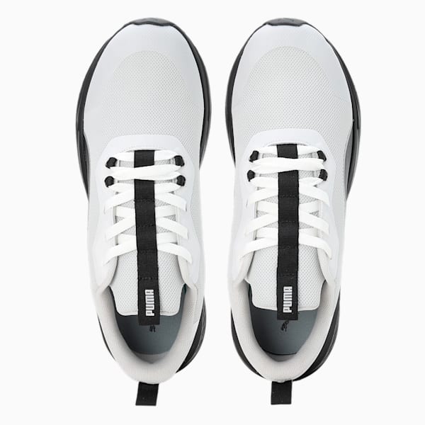 Puma Foam Stride Men's Running Shoes, Feather Gray-PUMA Black-PUMA Silver, extralarge-IND