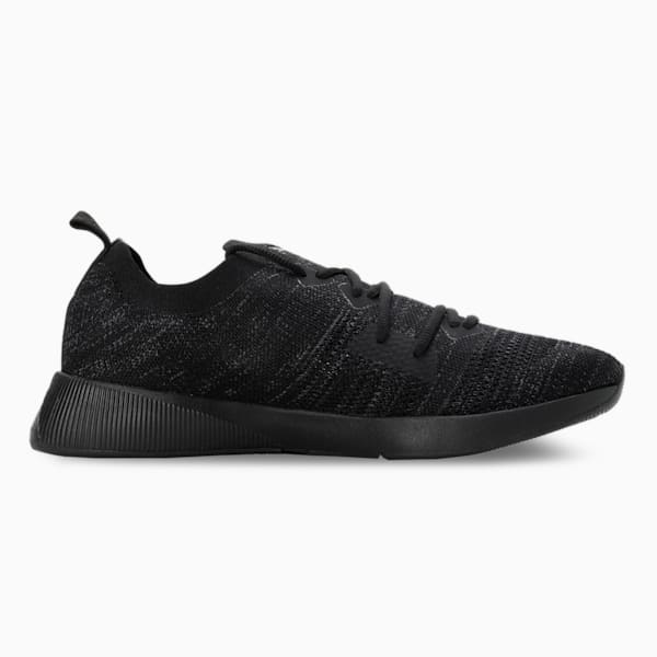 Flyer Runner Engineered Knit Men's Shoes, PUMA Black-Asphalt, extralarge-IND