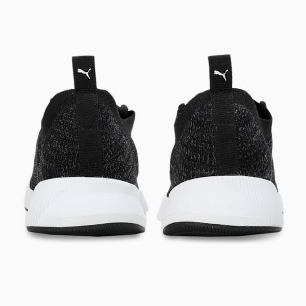 Flyer Runner Engineered Knit Women's Shoes, PUMA Black-Asphalt-PUMA White, extralarge-IND