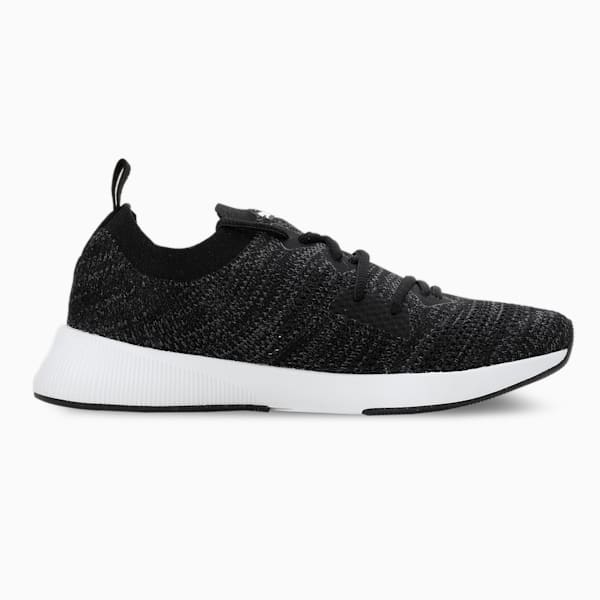 Flyer Runner Engineered Knit Women's Shoes, PUMA Black-Asphalt-PUMA White, extralarge-IND