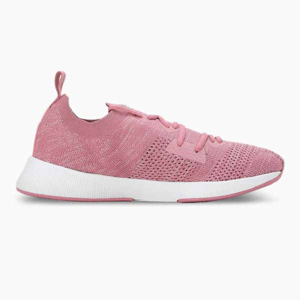 Flyer Runner Engineered Knit Women's Shoes, Foxglove-PUMA White, extralarge-IND