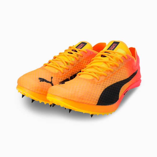 evoSPEED Distance NITRO™ Elite Unisex Running Shoes, Sun Stream-Sunset Glow-Puma Black, extralarge-IND