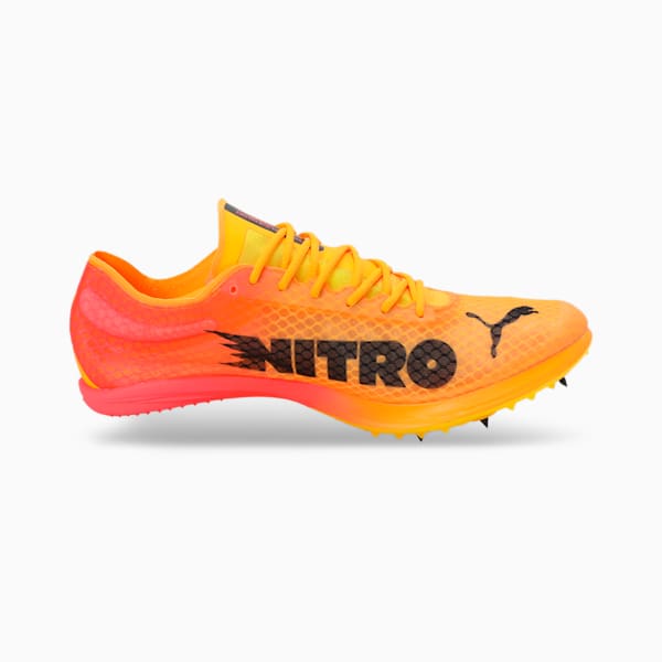 evoSPEED Distance NITRO™ Elite Unisex Running Shoes, Sun Stream-Sunset Glow-Puma Black, extralarge-IND