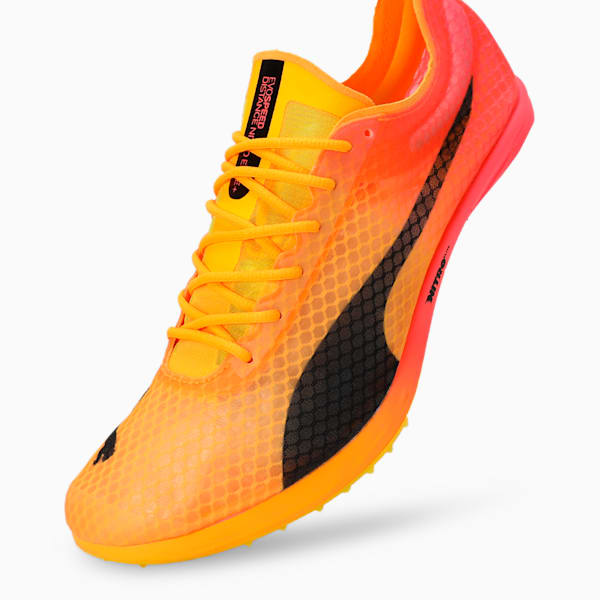 evoSPEED Distance NITRO™ Elite Unisex Running Shoes, Sun Stream-Sunset Glow-Puma Black, extralarge-IND