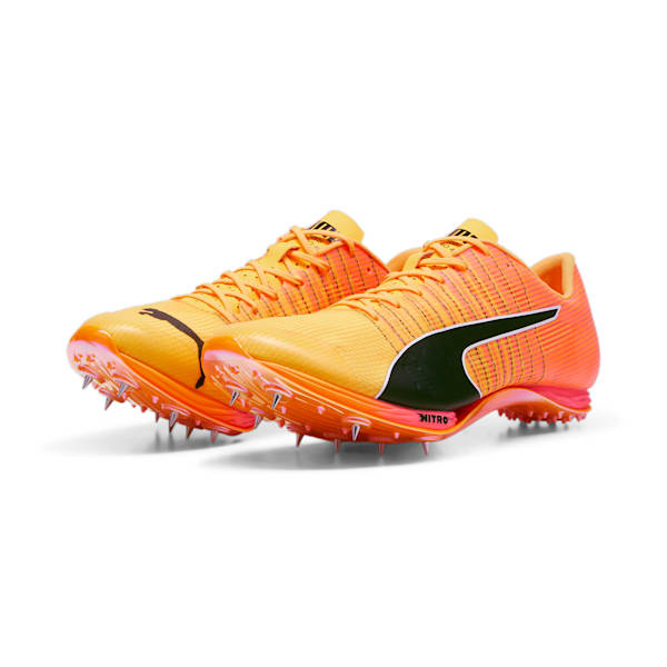 メンズ エヴォスピード 400 ニトロ 2 陸上用 スパイク, Sun Stream-Sunset Glow-Puma Black, extralarge-JPN