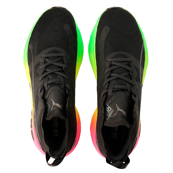 ForeverRUN NITRO Men's Running Shoes, PUMA Black-Green Gecko, extralarge-AUS