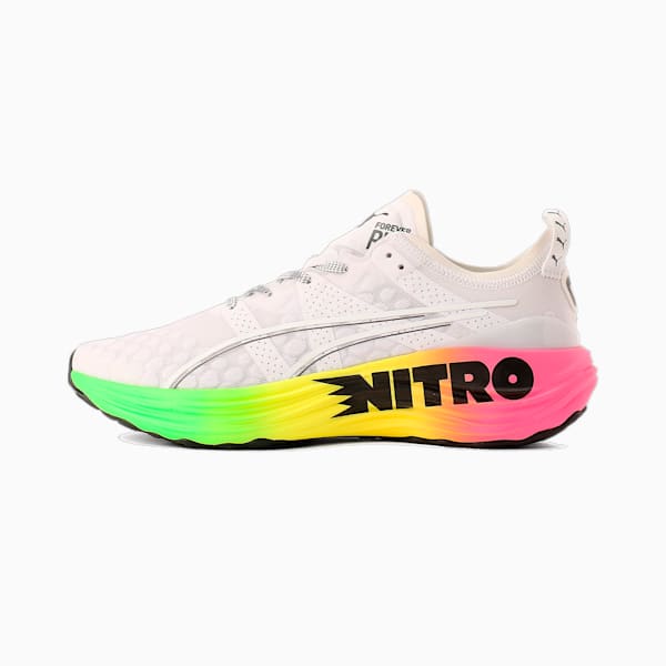 ForeverRun NITRO Futrograde Running Shoes, PUMA White-Green Gecko, extralarge-GBR