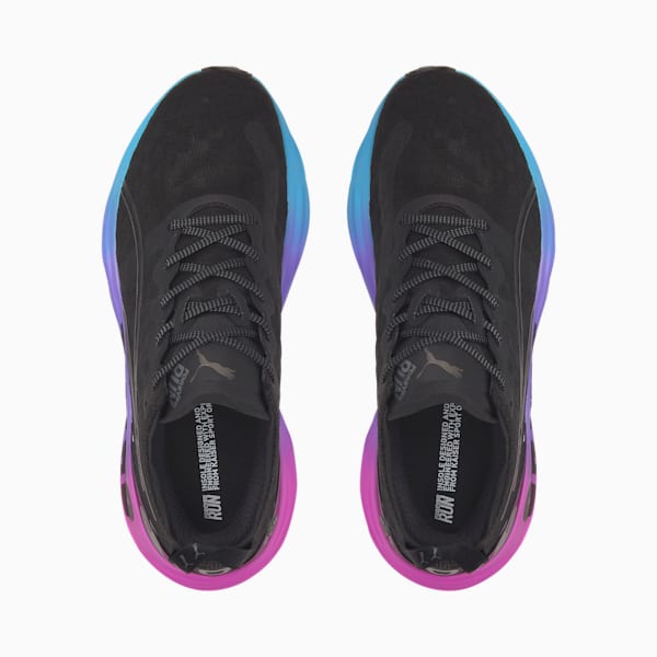 Tenis Running ForeverRun NITRO™ SUNSET para hombre, PUMA Black-Luminous Blue-Electric Orchid, extralarge