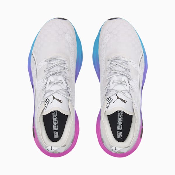 Tenis Running ForeverRun NITRO™ SUNSET para hombre, PUMA White-Luminous Blue-Electric Orchid, extralarge