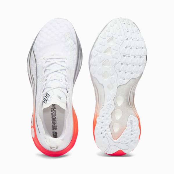 ForeverRun NITRO™ Men's Running Shoes, PUMA White-PUMA Silver-Cherry Tomato, extralarge